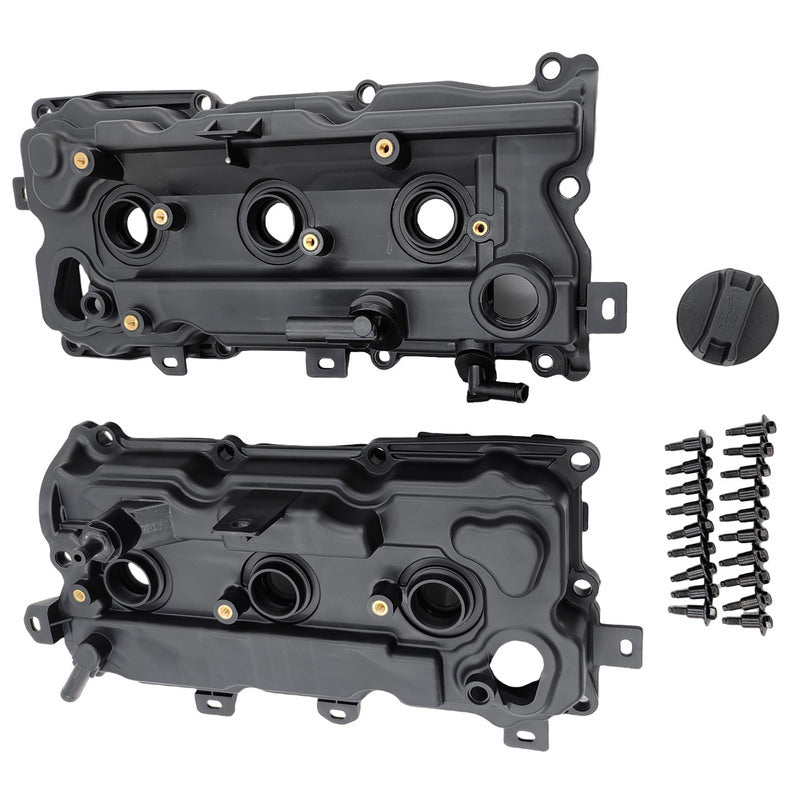2 Pcs Valve Covers Set Fit For Nissan Murano Z51 Altima Pathfinder R52 For Infiniti JX35 QX60 3.5L VQ35DE V6 2007-2016 13264-