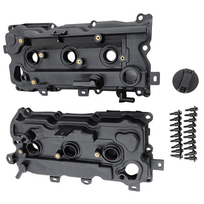 2 Pcs Valve Covers Set Fit For Nissan Murano Z51 Altima Pathfinder R52 For Infiniti JX35 QX60 3.5L VQ35DE V6 2007-2016 13264-
