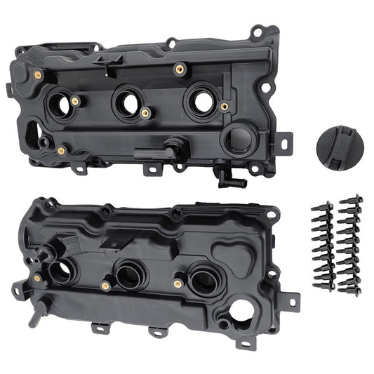 2 Pcs Valve Covers Set Fit For Nissan Murano Z51 Altima Pathfinder R52 For Infiniti JX35 QX60 3.5L VQ35DE V6 2007-2016 13264-