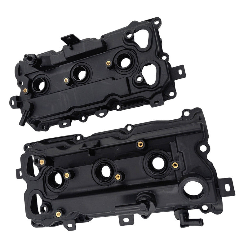 2 Pcs Valve Cover With Gasket & Cap Fit For Nissan Altima Pathfinder Maxima Murano Infiniti JX QX60 VQ35HR 13264-9N00A 13264-
