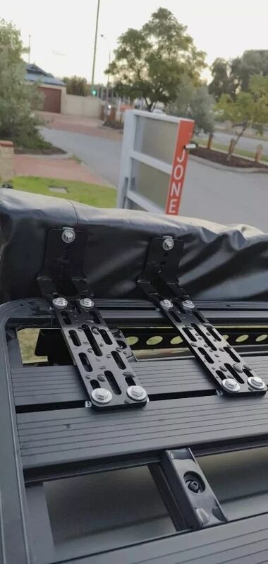 4 x Long Awning "L" Bracket Fit For 180 & 270 Awnings Powder Coated Steel