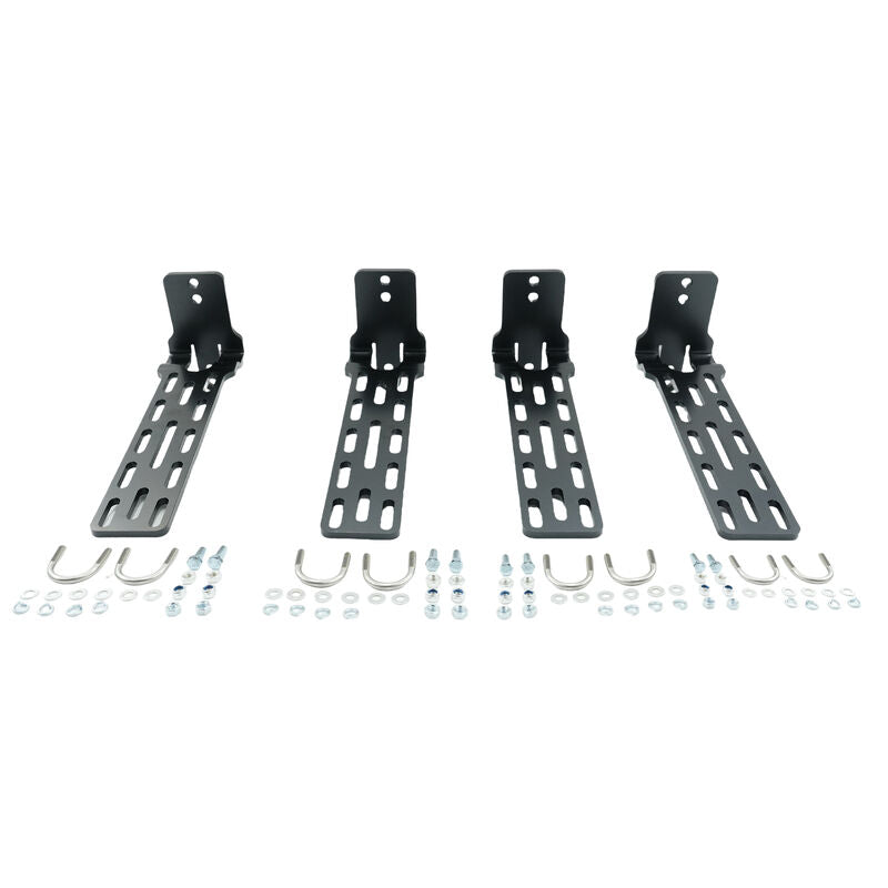 4 x Long Awning "L" Bracket Fit For 180 & 270 Awnings Powder Coated Steel
