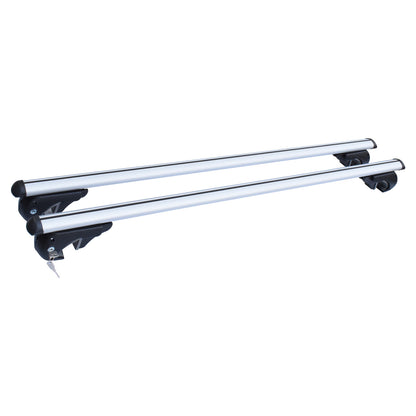 1350mm Universal Aluminium Alloy Roof Racks Cross Bars Lockable Car Top Rack New