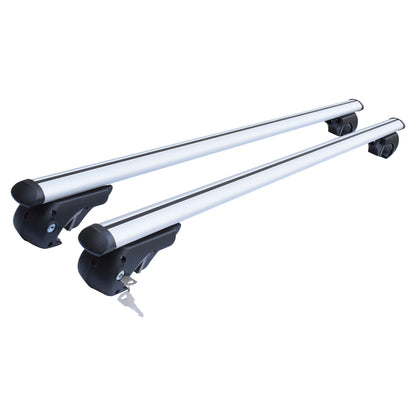 1350mm Universal Aluminium Alloy Roof Racks Cross Bars Lockable Car Top Rack New