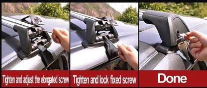 Aluminum Alloy Roof Rack Cross Bar Fit For Toyota HiLux RZN149R Corolla ZZE122R For Honda Jazz