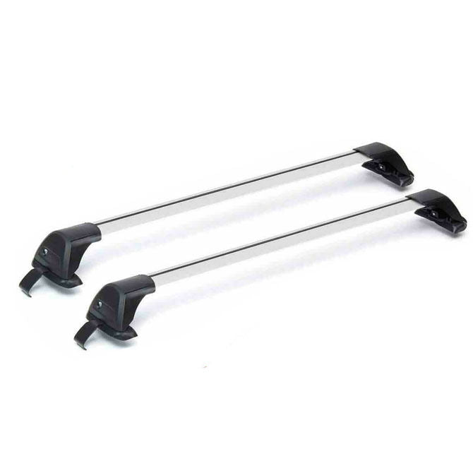 2x Silver NEW Aerodynamic Cross bar / Roof Rack Fit For Mitsubishi Triton 2006-2015