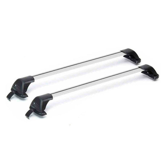 2x Silver NEW Aerodynamic Cross bar / Roof Rack Fit For Mitsubishi Triton 2006-2015