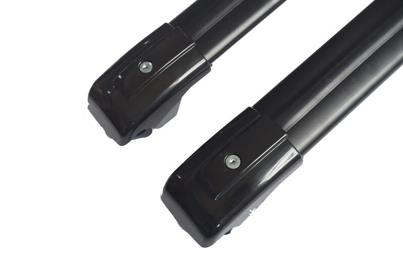 BLACK Cross bars Roof Racks Fit For 1999-On Mitsubishi Pajero With Keys 280KG