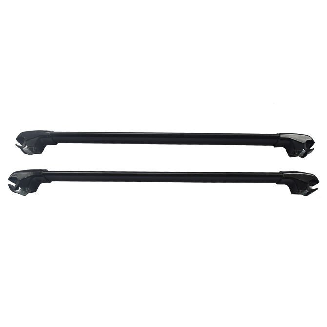 BLACK Cross bars Roof Racks Fit For 1999-On Mitsubishi Pajero With Keys 280KG