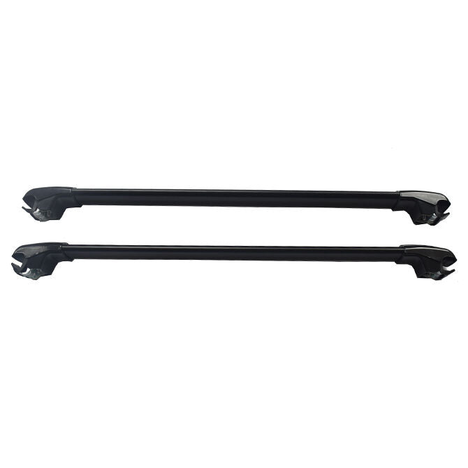 BLACK Cross bars Roof Racks Fit For 1999-On Mitsubishi Pajero With Keys 280KG