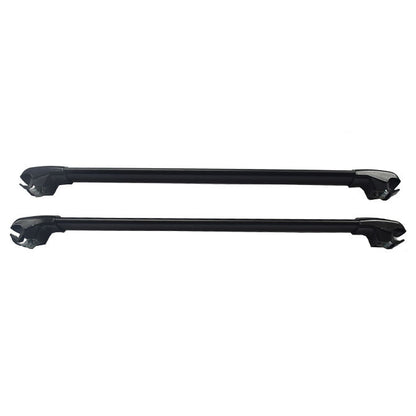 BLACK Cross bars Roof Racks Fit For 1999-On Mitsubishi Pajero With Keys 280KG