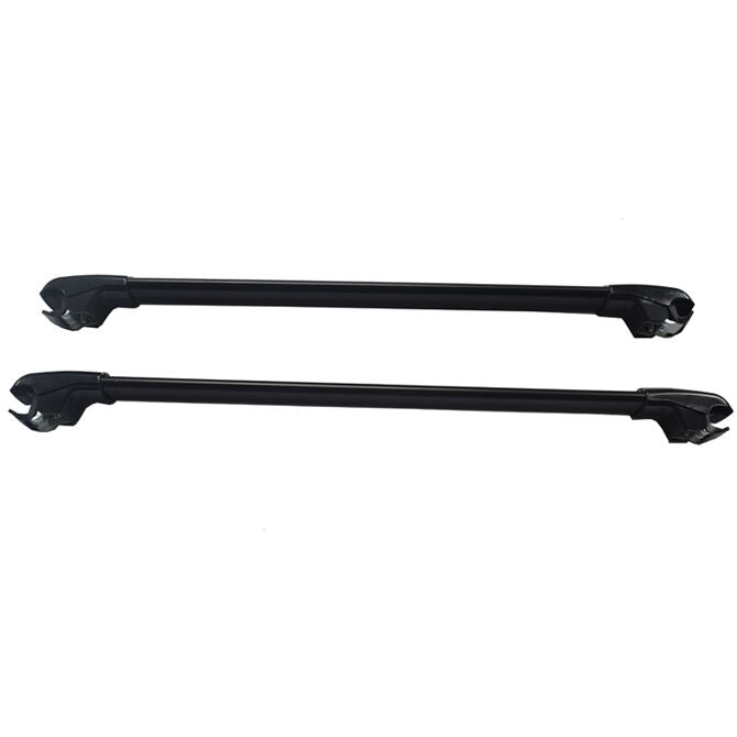 BLACK Lockable Adjustment Roof Racks Cross Bars Fit For Subaru Forester 08-On 260KG