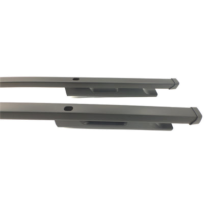 Black Aluminium Roof Rails Fit For Mitsubishi Triton MR MQ 2018-2023