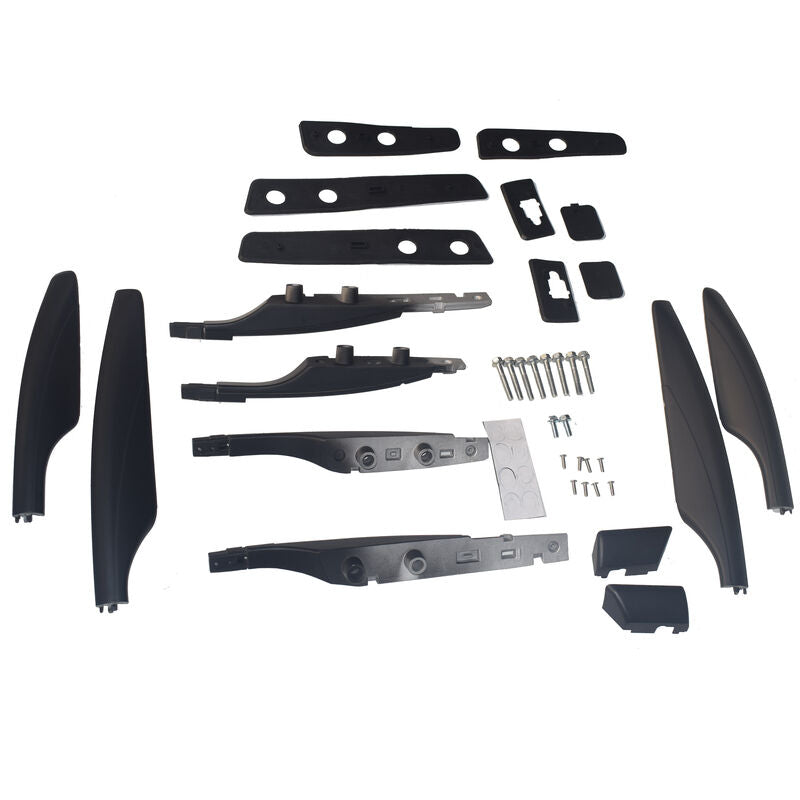 Black Roof Rails Fit For Nissan Patrol Y62 Series 2010-2023