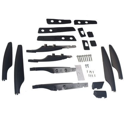 Black Roof Rails Fit For Nissan Patrol Y62 Series 2010-2023