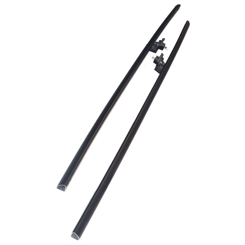 Black Roof Rails Fit For Nissan Patrol Y62 Series 2010-2023