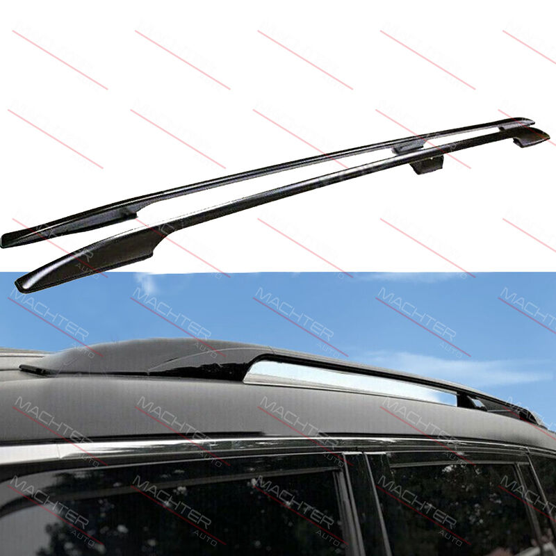 Black Roof Rails Fit For Nissan Patrol Y62 Series 2010-2023