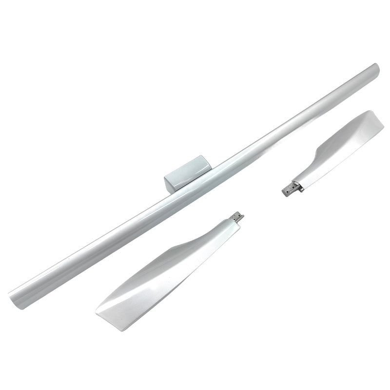 2 x Silver Roof Rails Fit For Toyota Landcruiser 200 Series 2008-2021