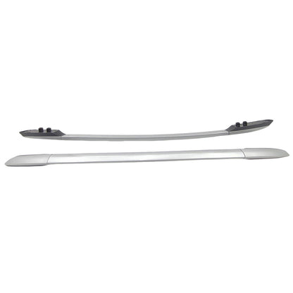 2 x Aluminum Silver Roof Rails Rack Bars Fit For Toyota RAV4 2013-2019