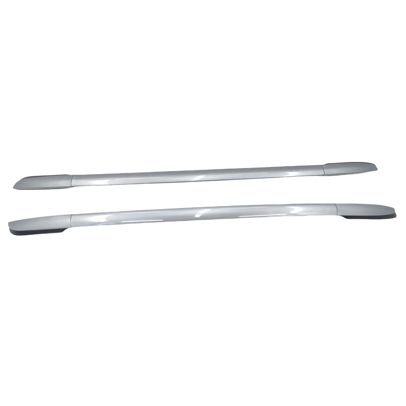 2 x Aluminum Silver Roof Rails Rack Bars Fit For Toyota RAV4 2013-2019