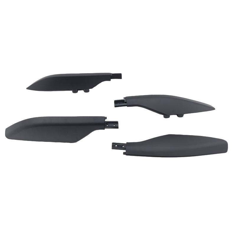Aluminium Roof Rails Set Black Fit For Toyota Land Cruiser Prado 120 Series 2002-2009