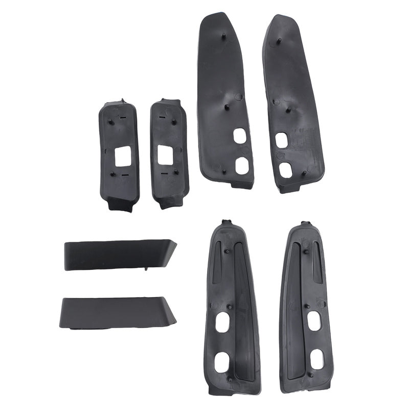 Aluminium Roof Rails Set Black Fit For Toyota Land Cruiser Prado 120 Series 2002-2009
