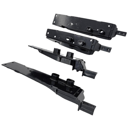 2 x Black Roof Rail Racks Set Left + Right Hand Side Fit For Toyota Kluger 2008-2013
