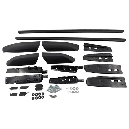 2 x Black Roof Rail Racks Set Left + Right Hand Side Fit For Toyota Kluger 2008-2013