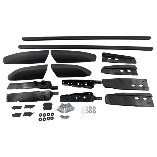 2 x Black Roof Rail Racks Set Left + Right Hand Side Fit For Toyota Kluger 2008-2013