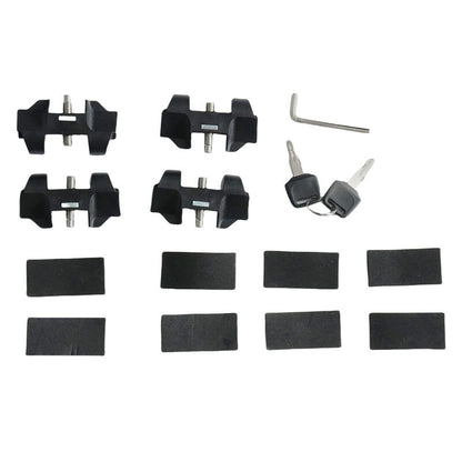 2 x Roof Rack Cross Bars Black Fit For Toyota Hilux Dual Cab 4 Door 2012-2024