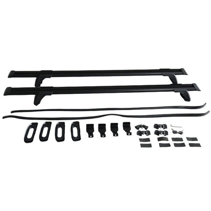 2 x Roof Rack Cross Bars Black Fit For Toyota Hilux Dual Cab 4 Door 2012-2024
