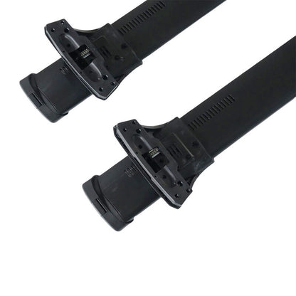 2 x Roof Rack Cross Bars Black Fit For Toyota Hilux Dual Cab 4 Door 2012-2024