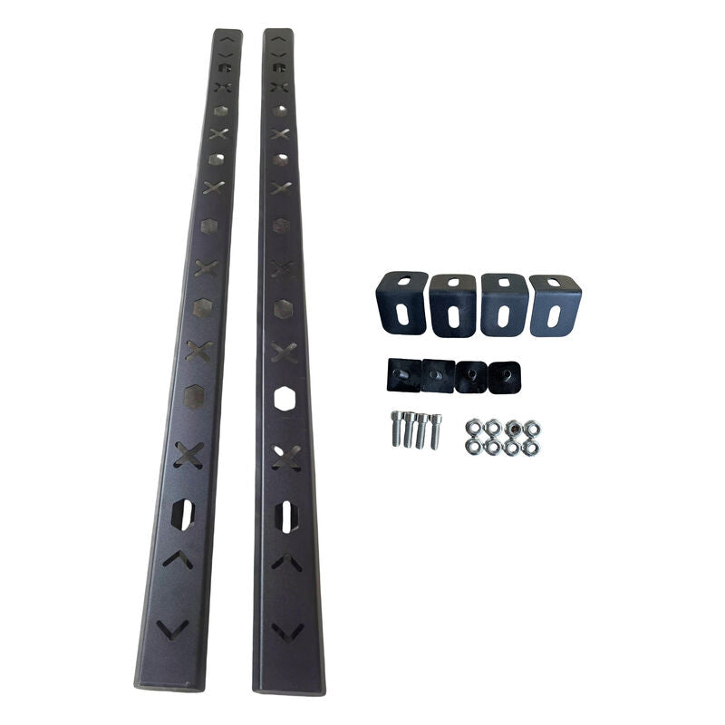 1 Set Of 100kg Roof Racks Carry Bars Fit For Steel Canopy