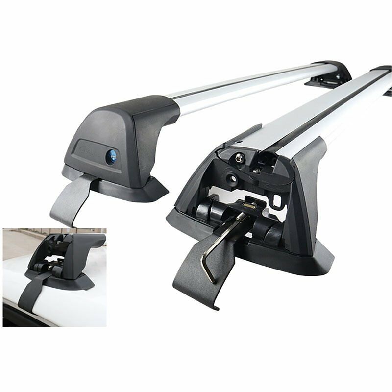 2 x Non-Rail Aero Alloy Roof Rack Cross Bar Fit For Suzuki Grand Vitara For Nissan Qashqai ST 5 Doors