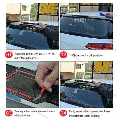 Rear Trunk Wing Lip Spoiler Fit For Volkswagen GOLF MK7 GTI & R Hatchback 2014-2019
