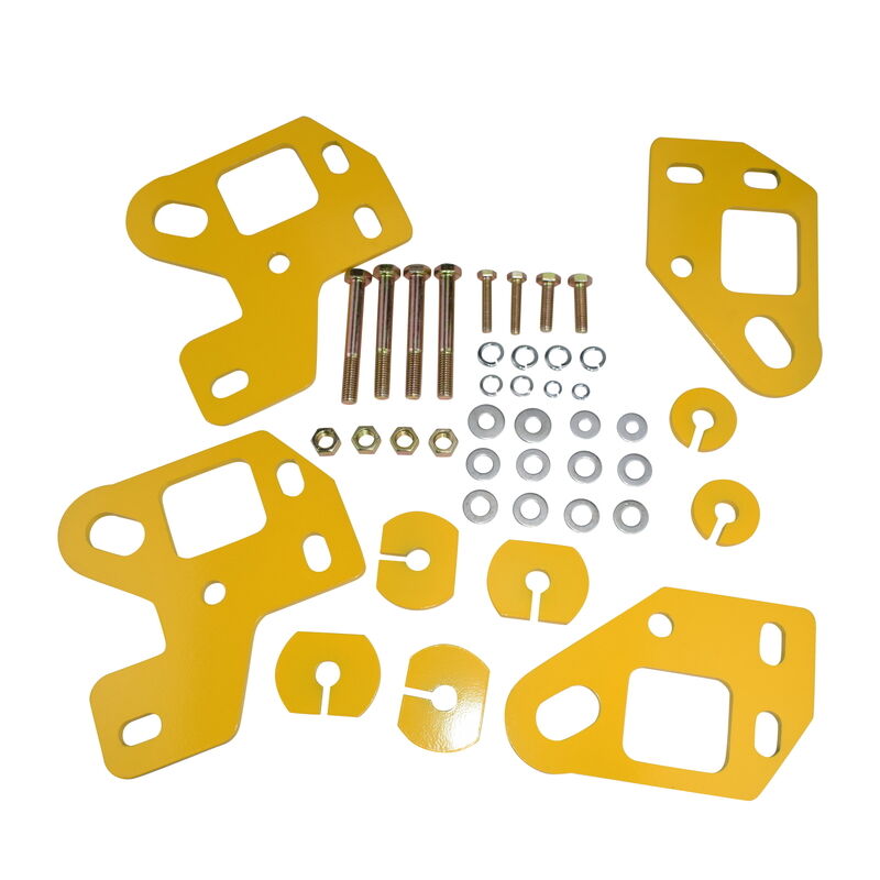 Yellow Front Recovery Tow Point Kit Fit For LDV T60 T90 Offroad Maxi Capacity: 5000kg 2.0 2.8 4cyl 4WD Diesel 2017-On