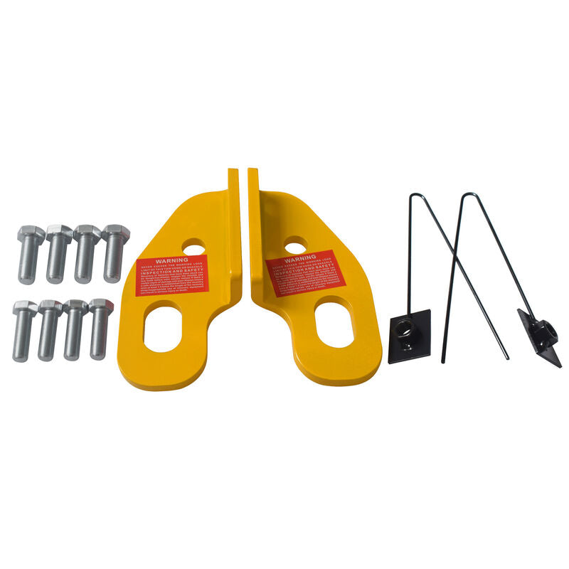 Front Recovery Tow Point Kit 5 Tonne Hitch Fit For Nissan Patrol GU Navara D40 Navara D23 / NP300 Pathfinder R51 Yellow