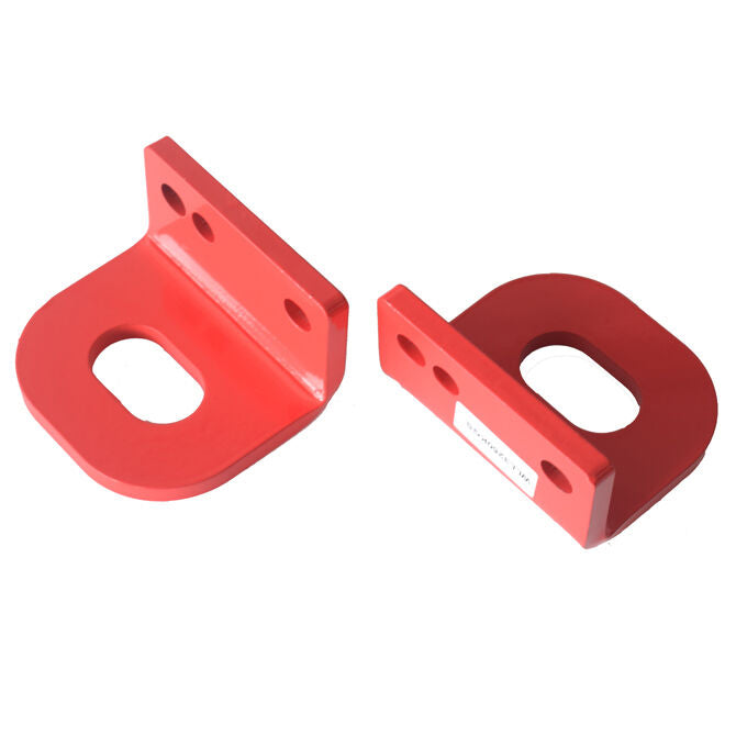Front Recovery Tow Point Kit 3250 KG Hitch Fit For Nissan Navara D22 H/D Red