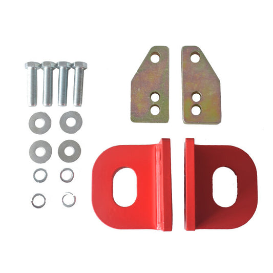 Front Recovery Tow Point Kit 3250 KG Hitch Fit For Nissan Navara D22 H/D Red