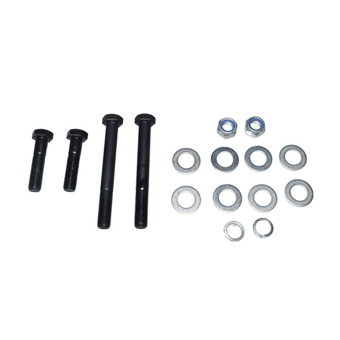 2PCS Front Recovery Tow Point Kit 5 Tonne Hitch Fit For Toyota LandCruiser Prado 120 Series H/D 2003-2009 WLL 5000KG
