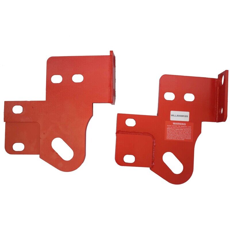 Pair Front Recovery Tow Point Kit 5 Tonne & Hitch Fit For Toyota Hilux N80 GUN Series 2015-2022 Revo H/D