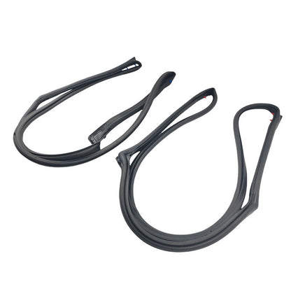 2 Pcs Front Door Weatherstrip Gasket Seal Fit For Jeep Wrangle JK 2007-2018 55395274AW