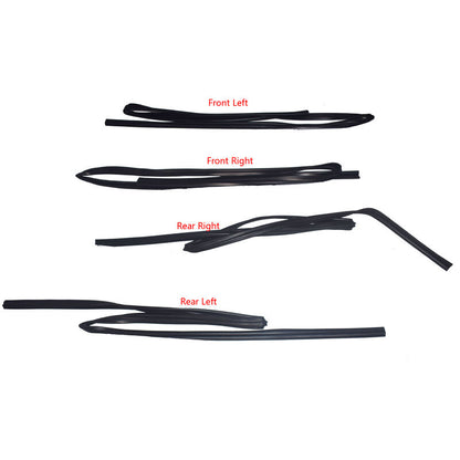 Door Window Rubber Kit Fit For Toyota LandCruiser 80 Series