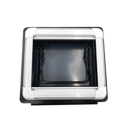 RV Caravan Skylight 450x400mm Complete Roof Hatch Eurostyle With LED Remote Control