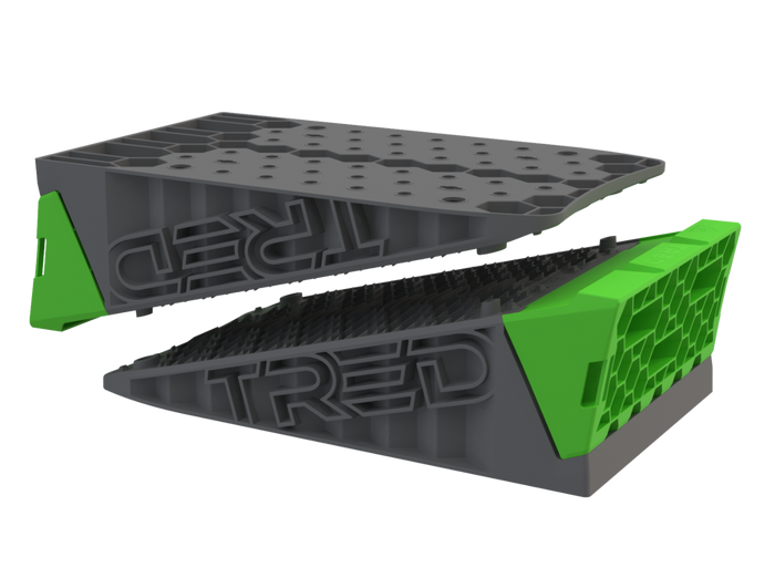 Tred Ramps TRED GT LEVELLING RAMP WITH CHOCK (PAIR) – Ramped up 4x4