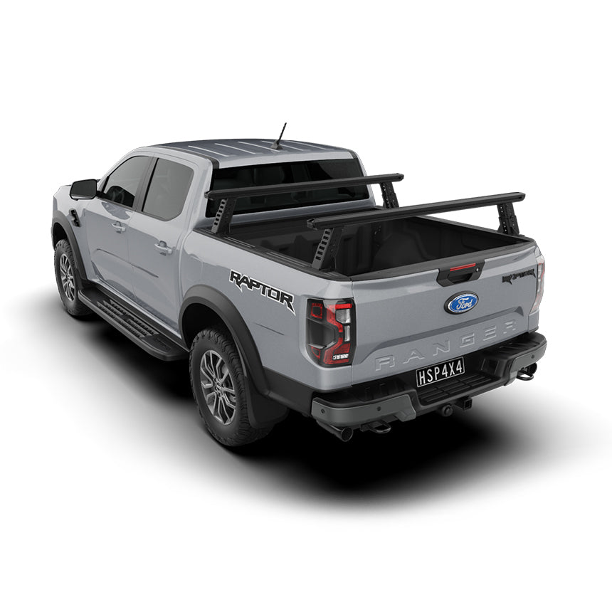 HSP Load Rack JNR Tub Rack suits Next Gen Ranger/Raptor & Super Duty Fits Dual Cab Tub & Roll R Cover - Full set (Front & Rear Legs)