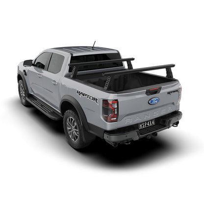 HSP Load Rack JNR Tub Rack suits Next Gen Ranger/Raptor & Super Duty Fits Dual Cab Tub & Roll R Cover - Full set (Front & Rear Legs)