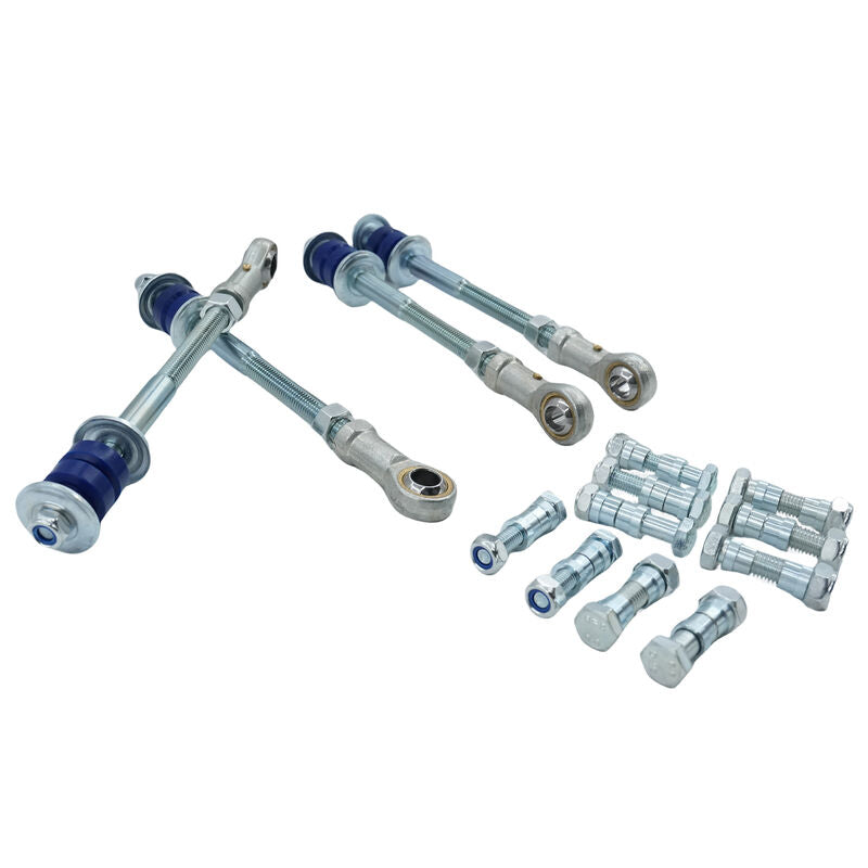 Swaybar Link Front + Rear Extended Threaded Fit For Nissan Patrol GQ Y60 For Ford Maverick DA For Jeep Wrangler TJ