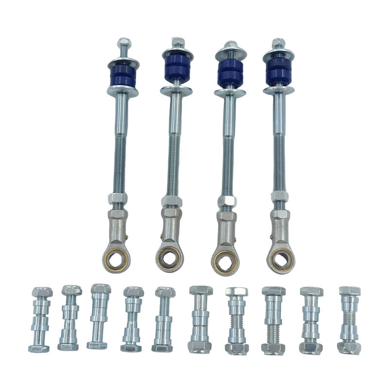 Swaybar Link Front + Rear Extended Threaded Fit For Nissan Patrol GQ Y60 For Ford Maverick DA For Jeep Wrangler TJ