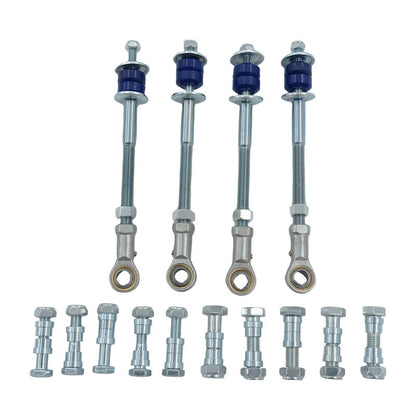Swaybar Link Front + Rear Extended Threaded Fit For Nissan Patrol GQ Y60 For Ford Maverick DA For Jeep Wrangler TJ